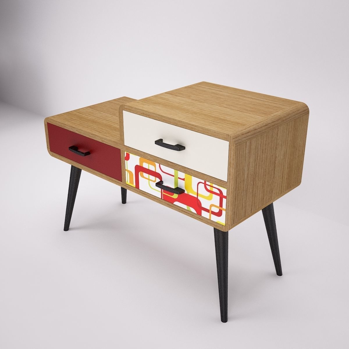 Phone Table 3T Denver Series 3D model_2