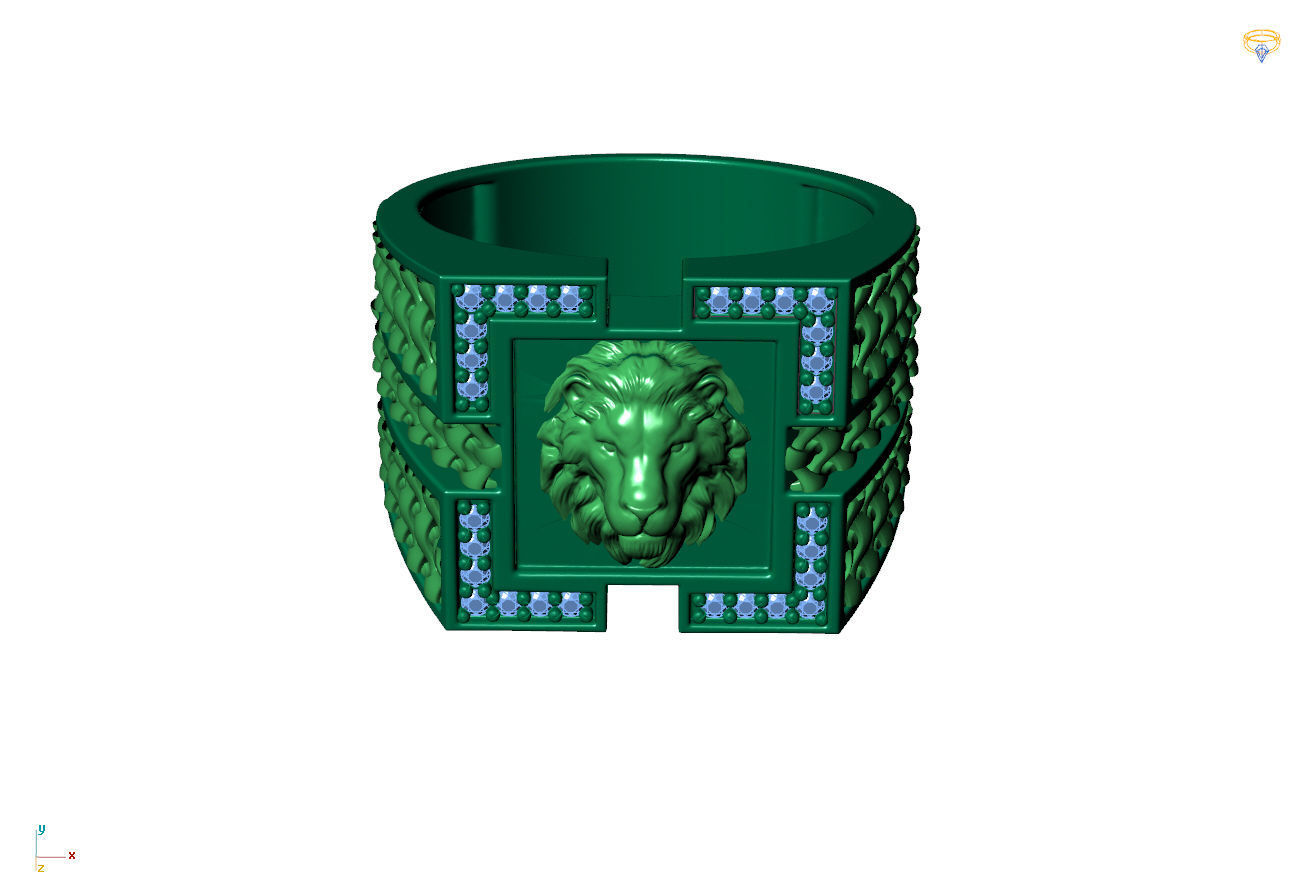 Anel masculino  3D print model_5