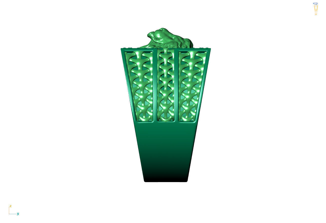 Anel masculino  3D print model_4