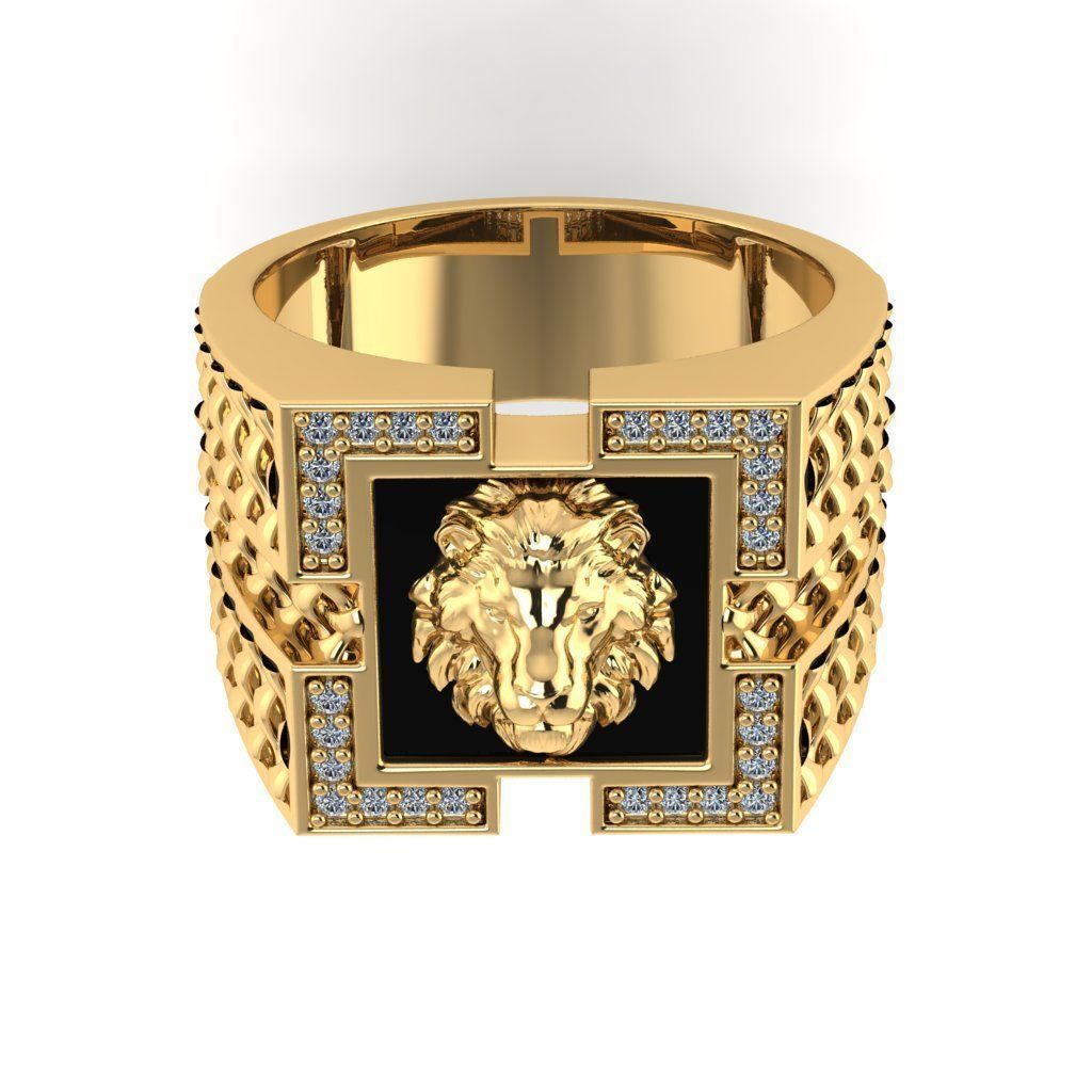 Anel masculino  3D print model_1