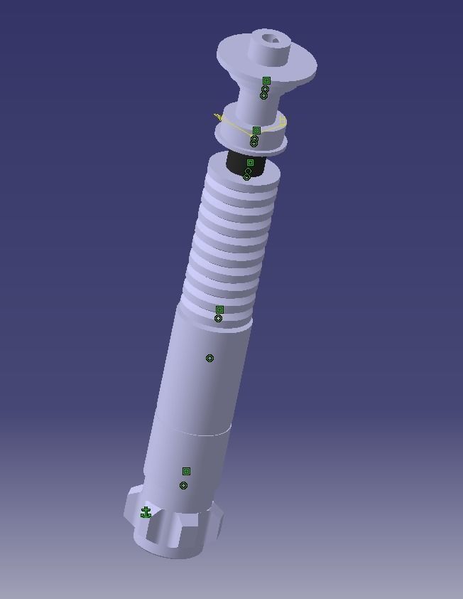 Luke Skywalker Lightsaber 3D print model_8