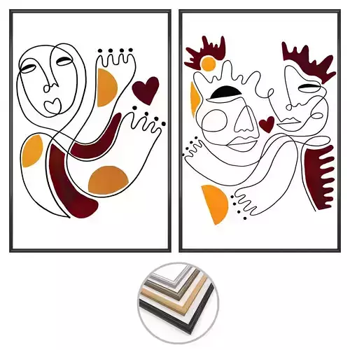 Wall Art Set 3529