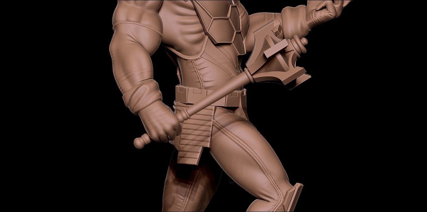 Fanart BATTLE BEAST - Statue 3D print model_17