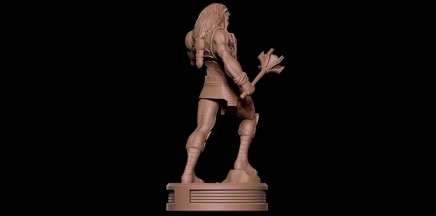 Fanart BATTLE BEAST - Statue 3D print model_12
