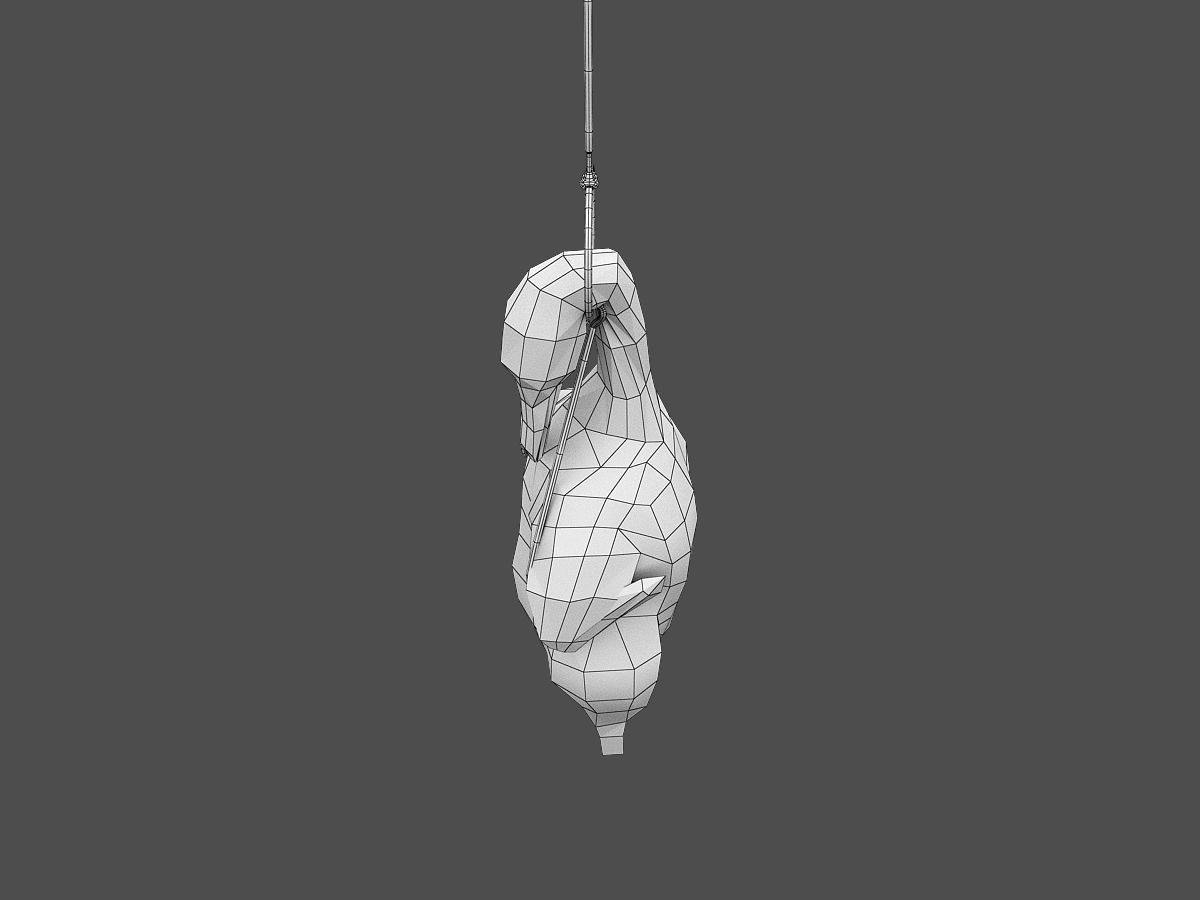 Hanging Roast Duck Low-poly 3D model_4