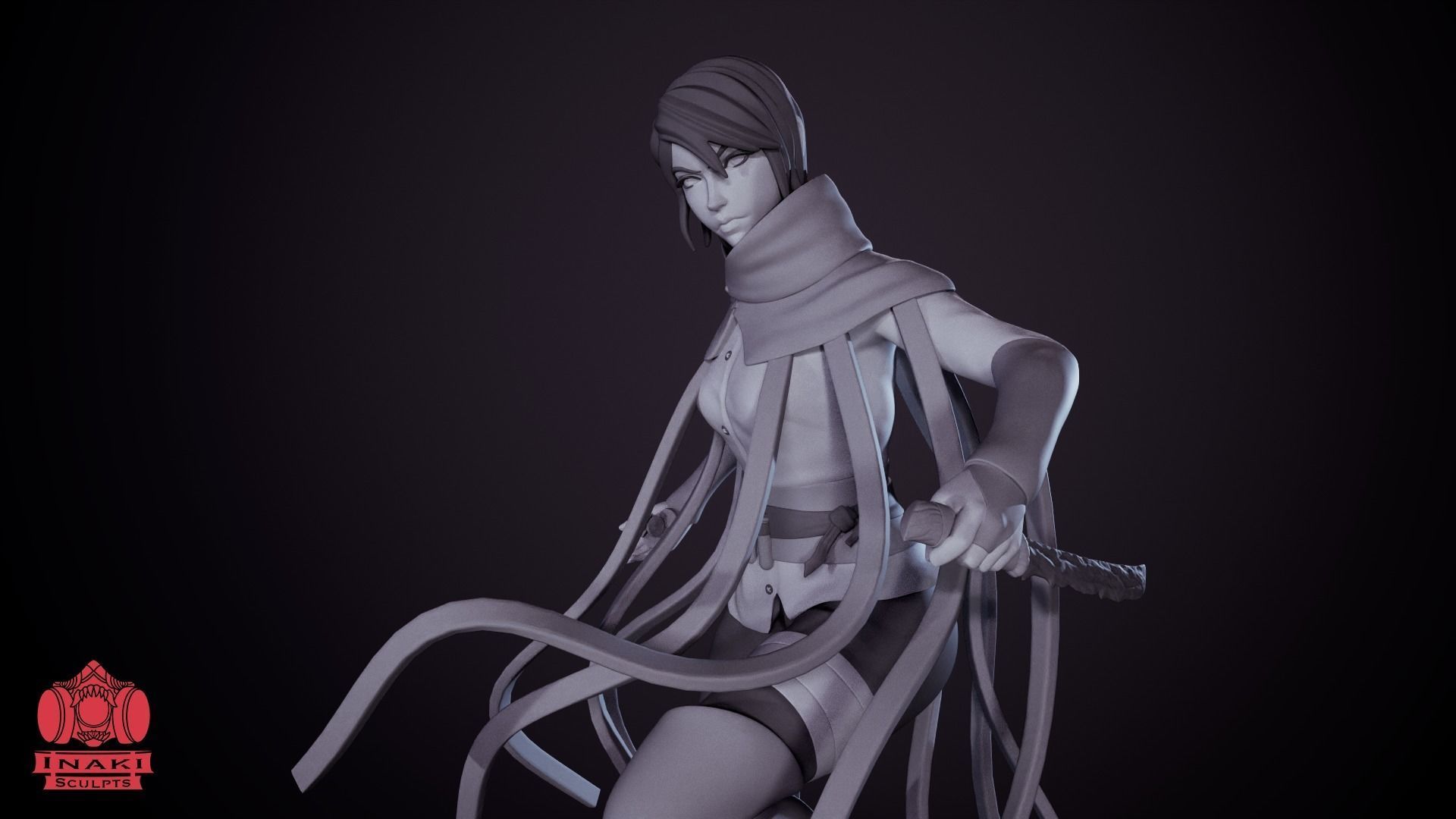 Vin - Mistborn 3D print model_3