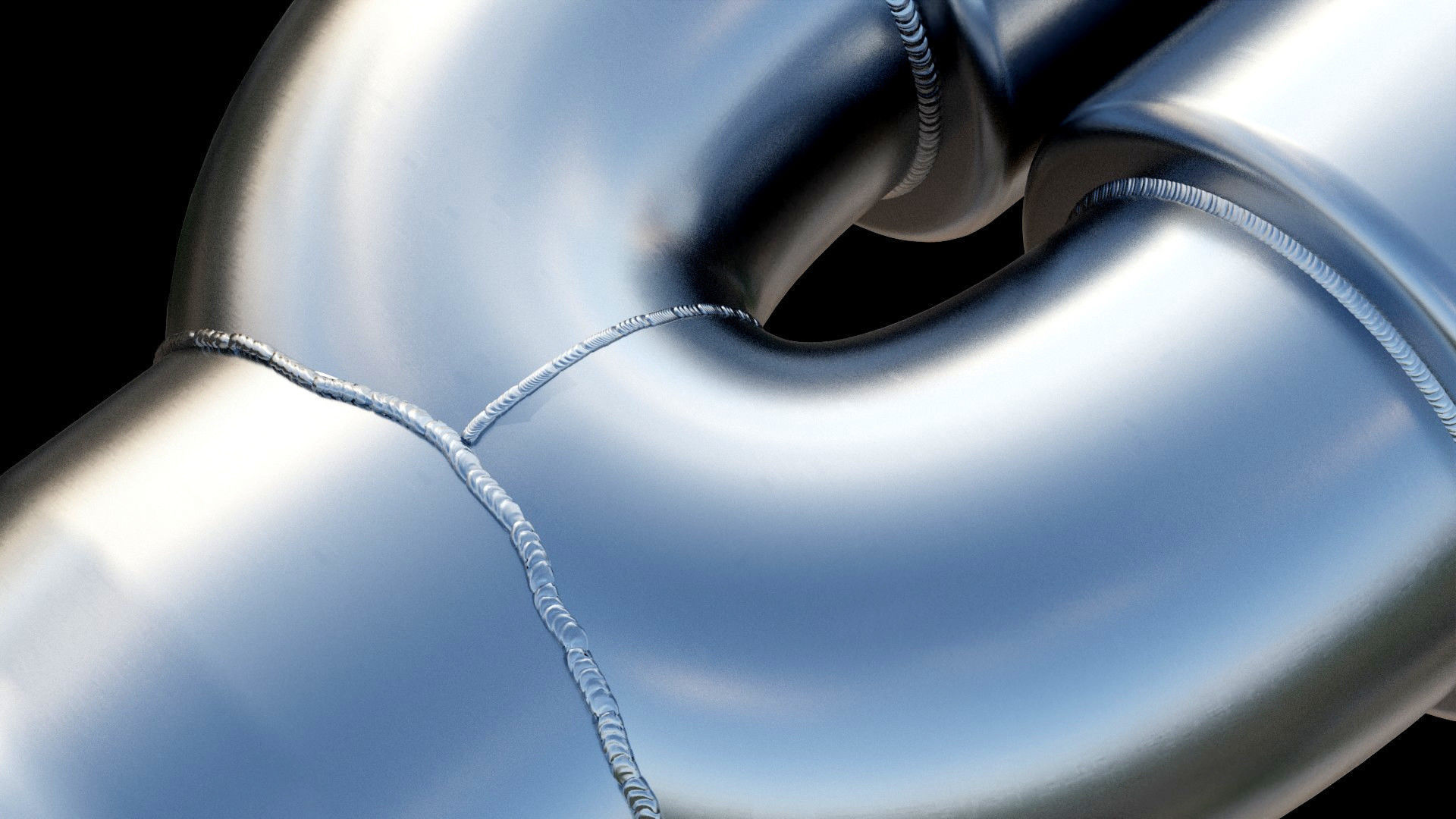 Flowmaster Exhaust Tip 3 In Dual Out Angle Cut 3D model_3