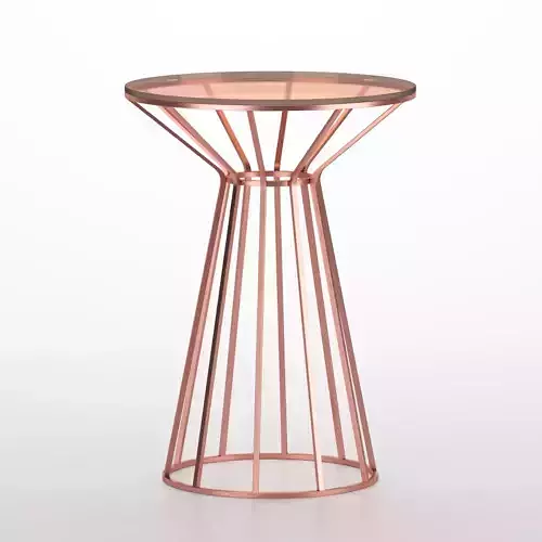 Canary Coffee Table With Glass And Metal