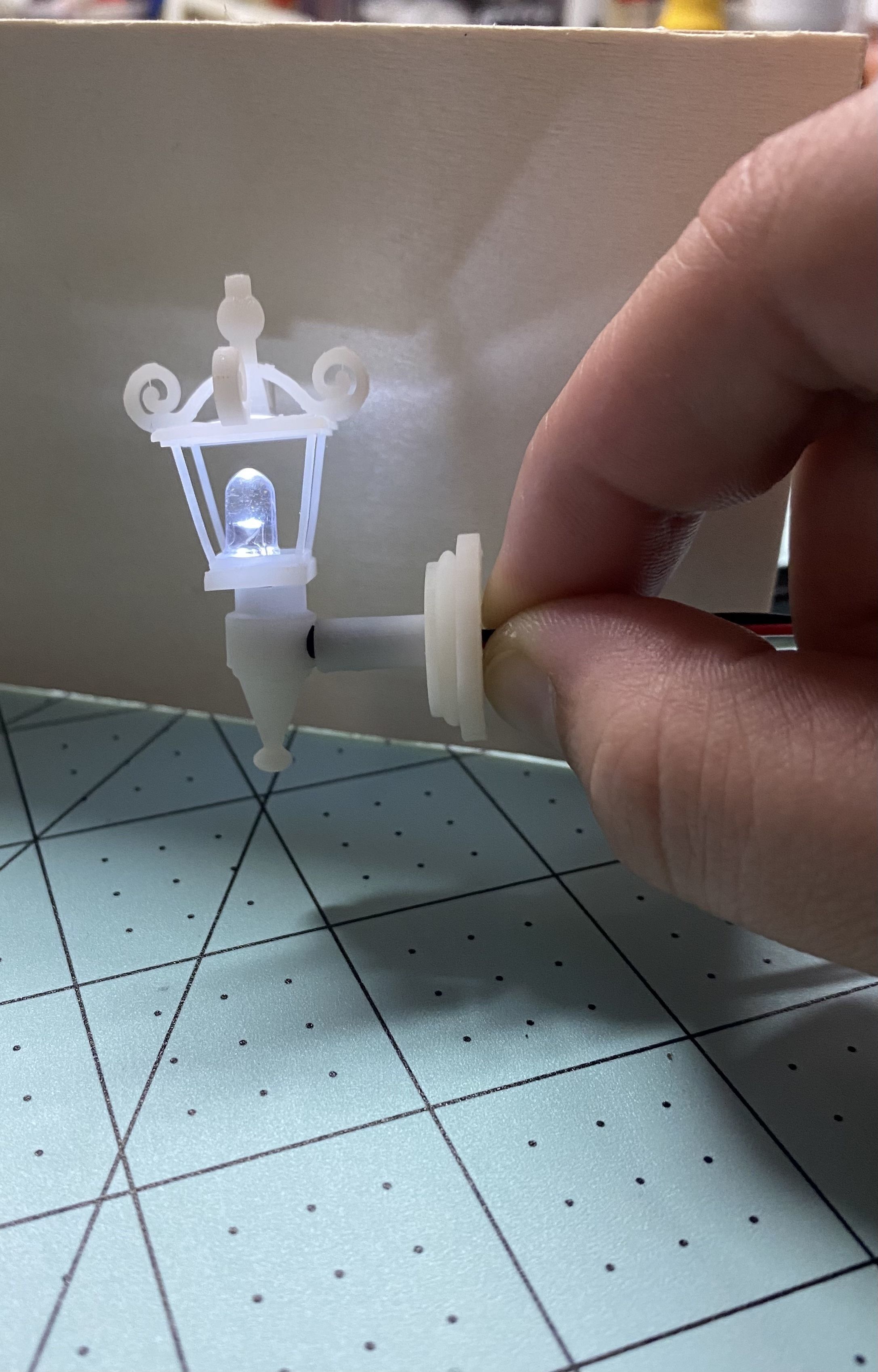 Carriage Lamp 3D print model_1