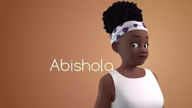 Abishola cartoon female character
