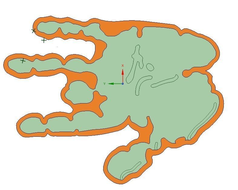 Jerry Garcia Right hand cookie cutter 3D print model_4