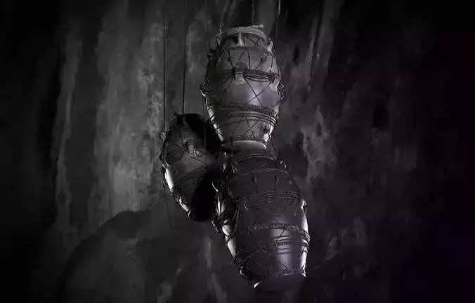 hanging medieval drums