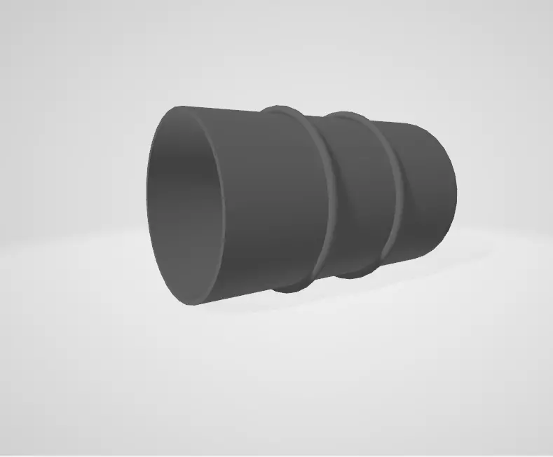 Toxic barrel 3d model Free low-poly 3D model