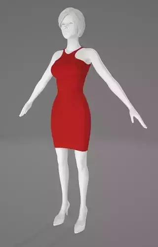 Woman Clothing A-Pose 530