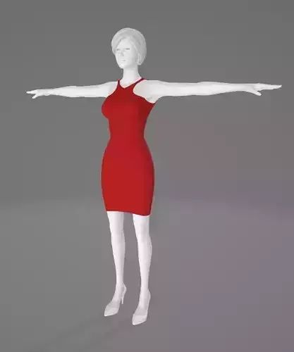 Woman Clothing T-Pose 531