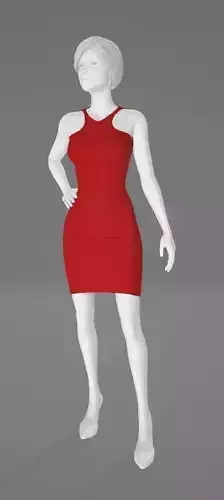 Woman Clothing Pose 532