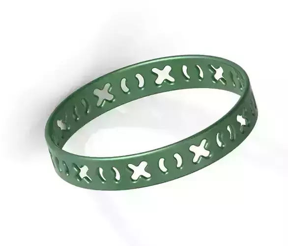Fabulous Fancy Bangle 3D print model