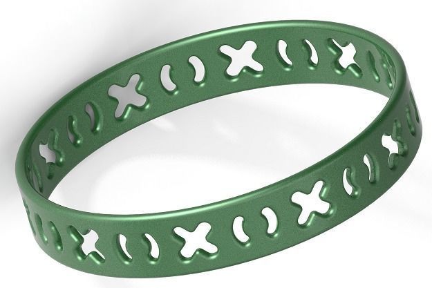 Fabulous Fancy Bangle 3D print model_1