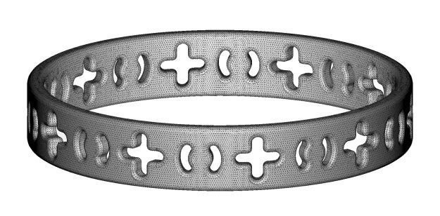 Spectacular Fancy Bangle 3D print model_2