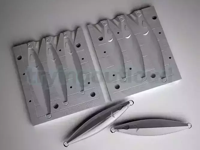 120-150-200 Gr Famous Koika Model Metal Jig Mold 3D 3D print model