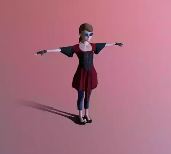 Toon Female Character