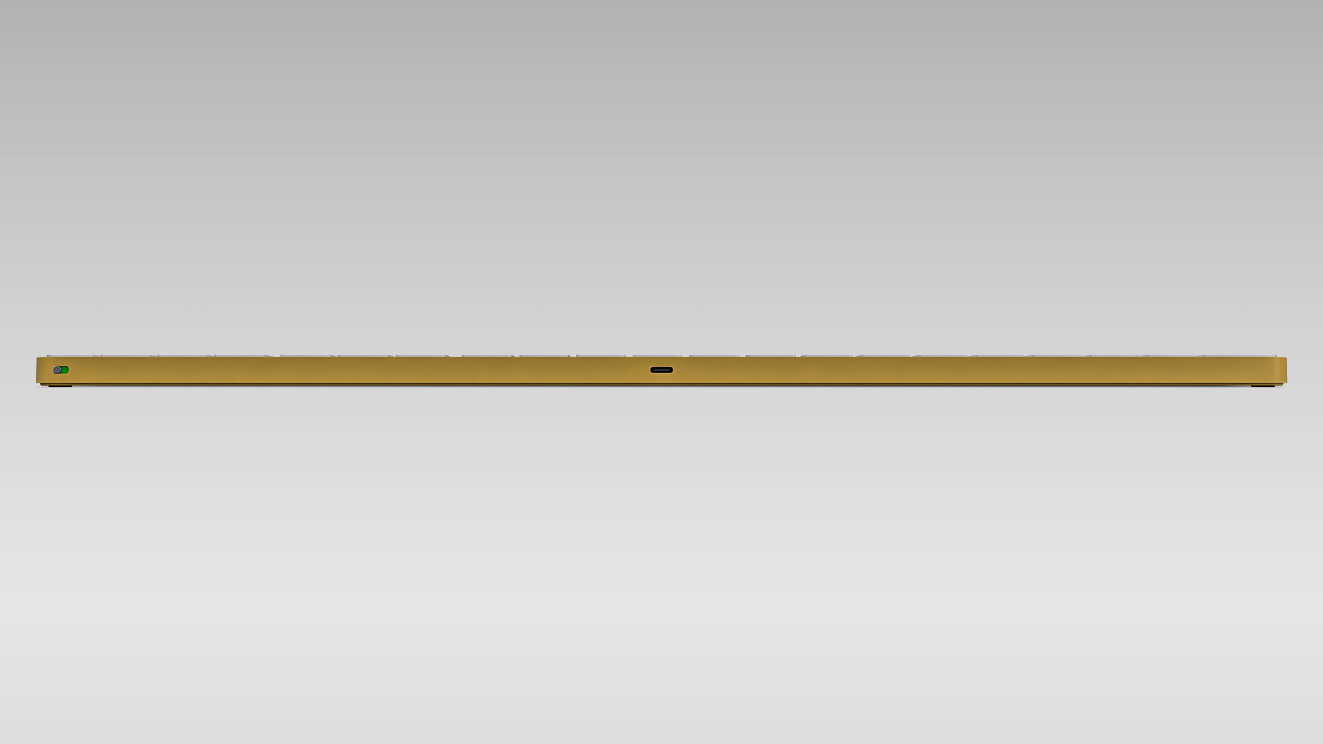 Magic Keyboard Low-poly 3D model_7