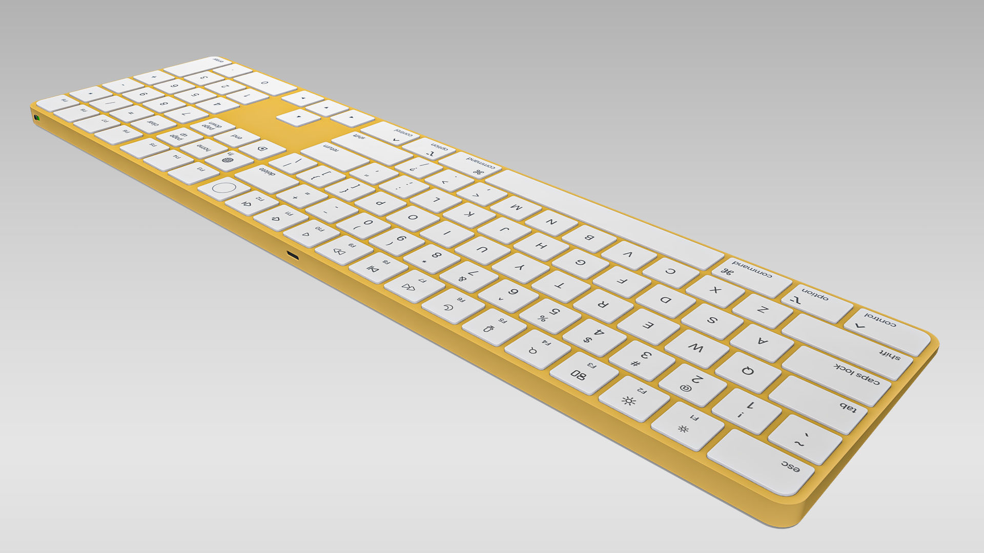 Magic Keyboard Low-poly 3D model_6
