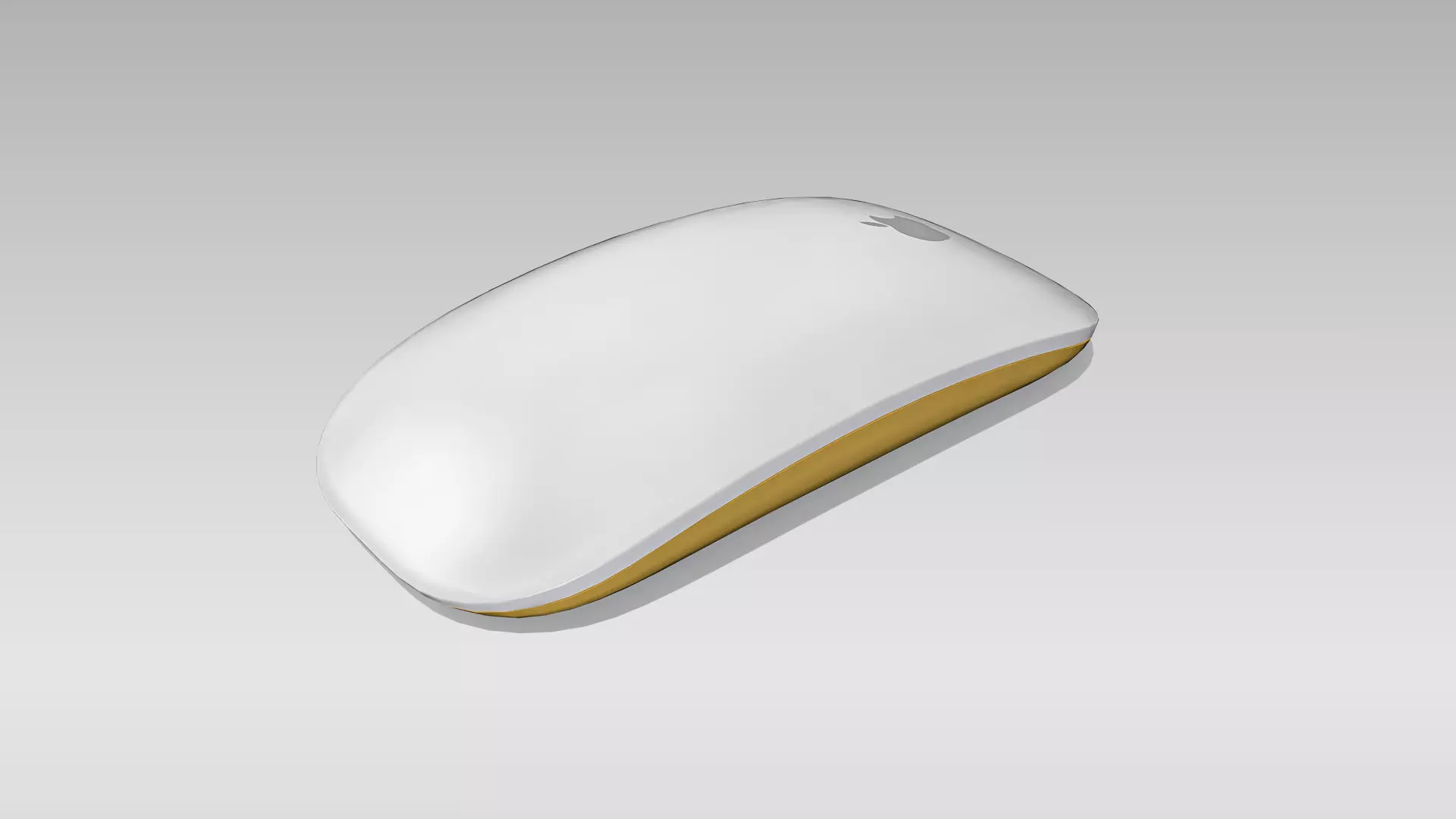 Magic Mouse Low-poly 3D model_0