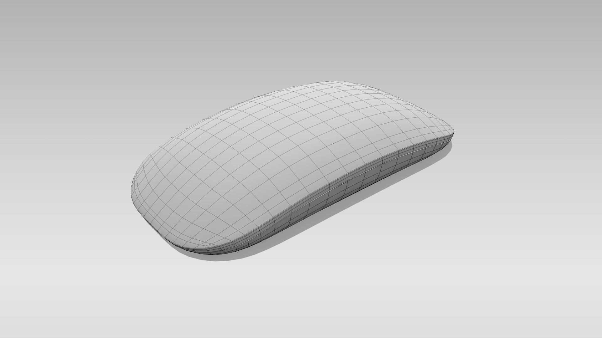 Magic Mouse Low-poly 3D model_10