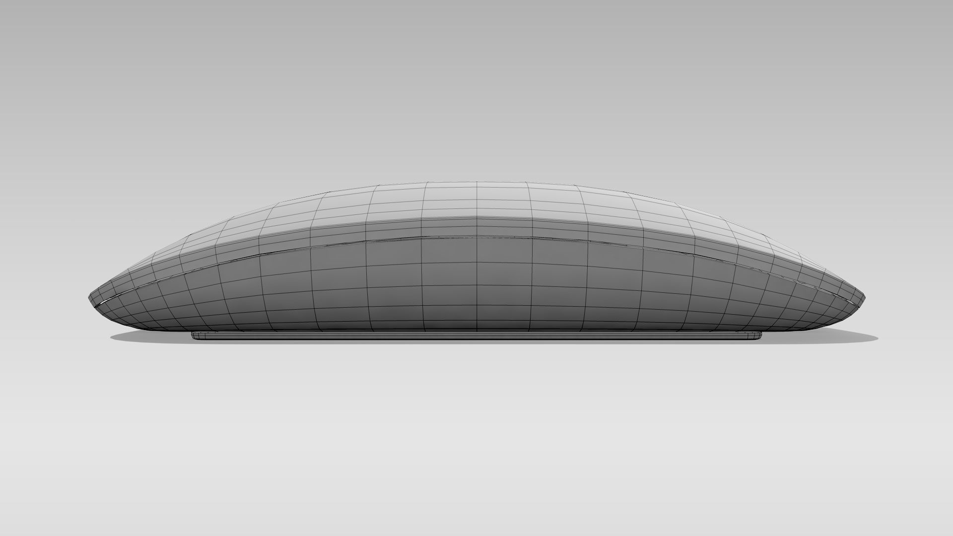 Magic Mouse Low-poly 3D model_9