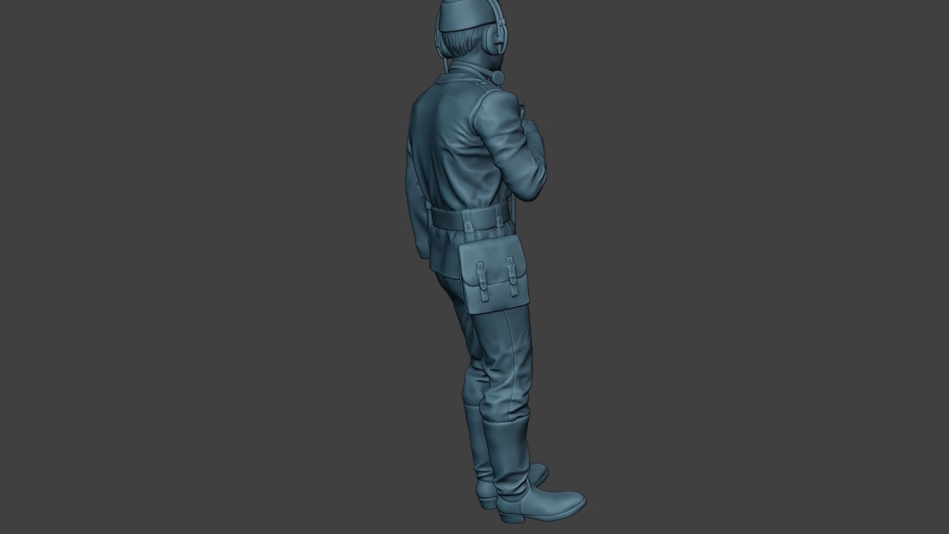 German Tank Crew unit ww2 Radio GTC1 3D print model_31