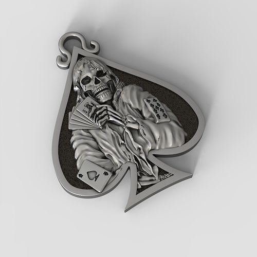 Spade Pendant 3D print model