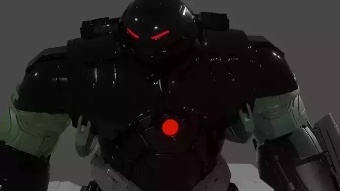 ironman rigged  fbx obj blend