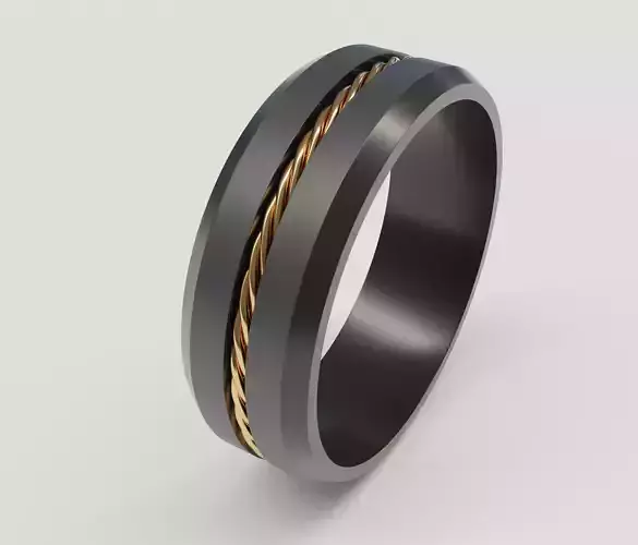 Cuban Chain Ring light 2 ver