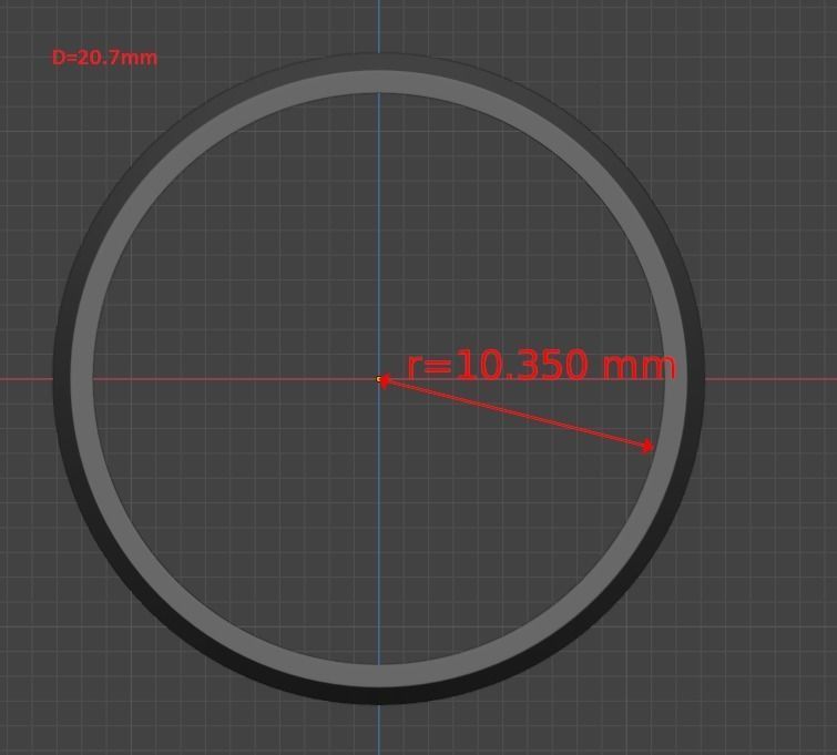 Cuban Chain Ring light 2 ver 3D print model_2