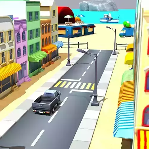 Summer Beach Environment