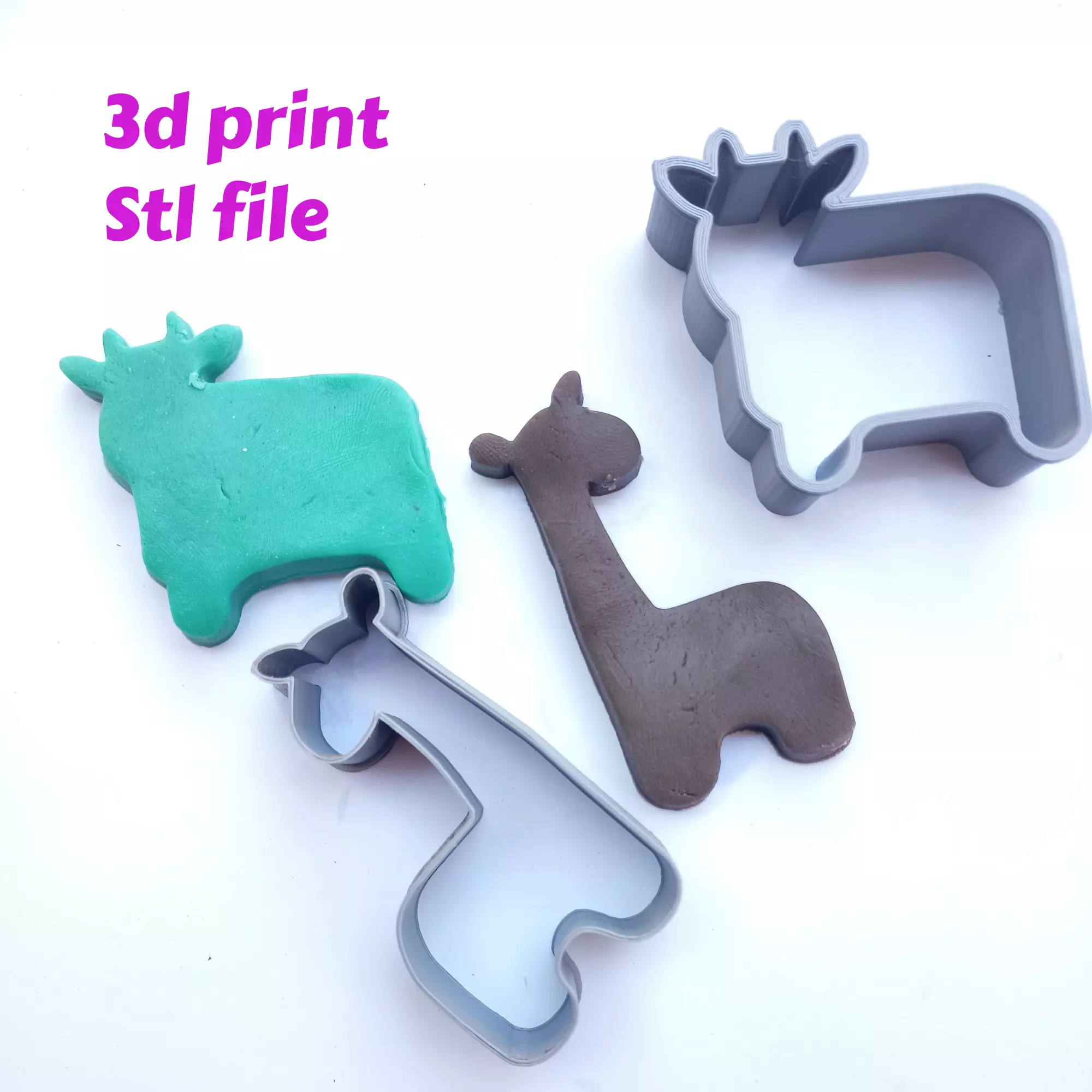 Animal slicer for cookie 3D print model