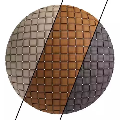 Wicker materials 8- PBR 4k by Sbsar