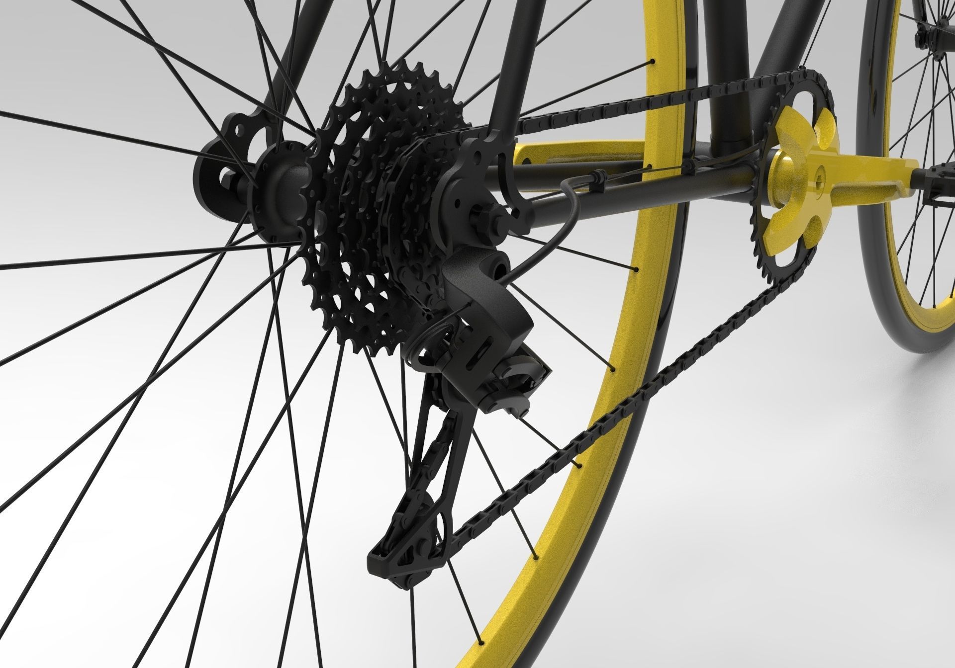 Bicycle - Bike 3D model_4