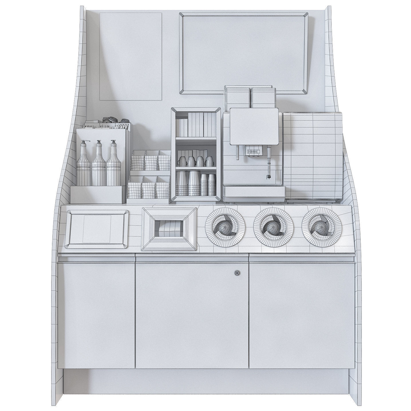 Franke coffe shop 2 3D model_3