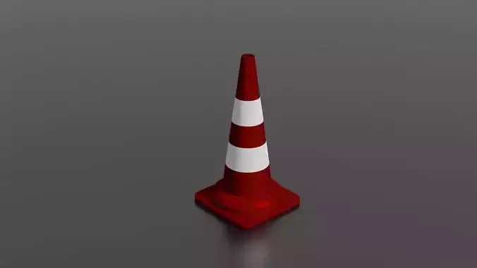 Traffic cone 3D model