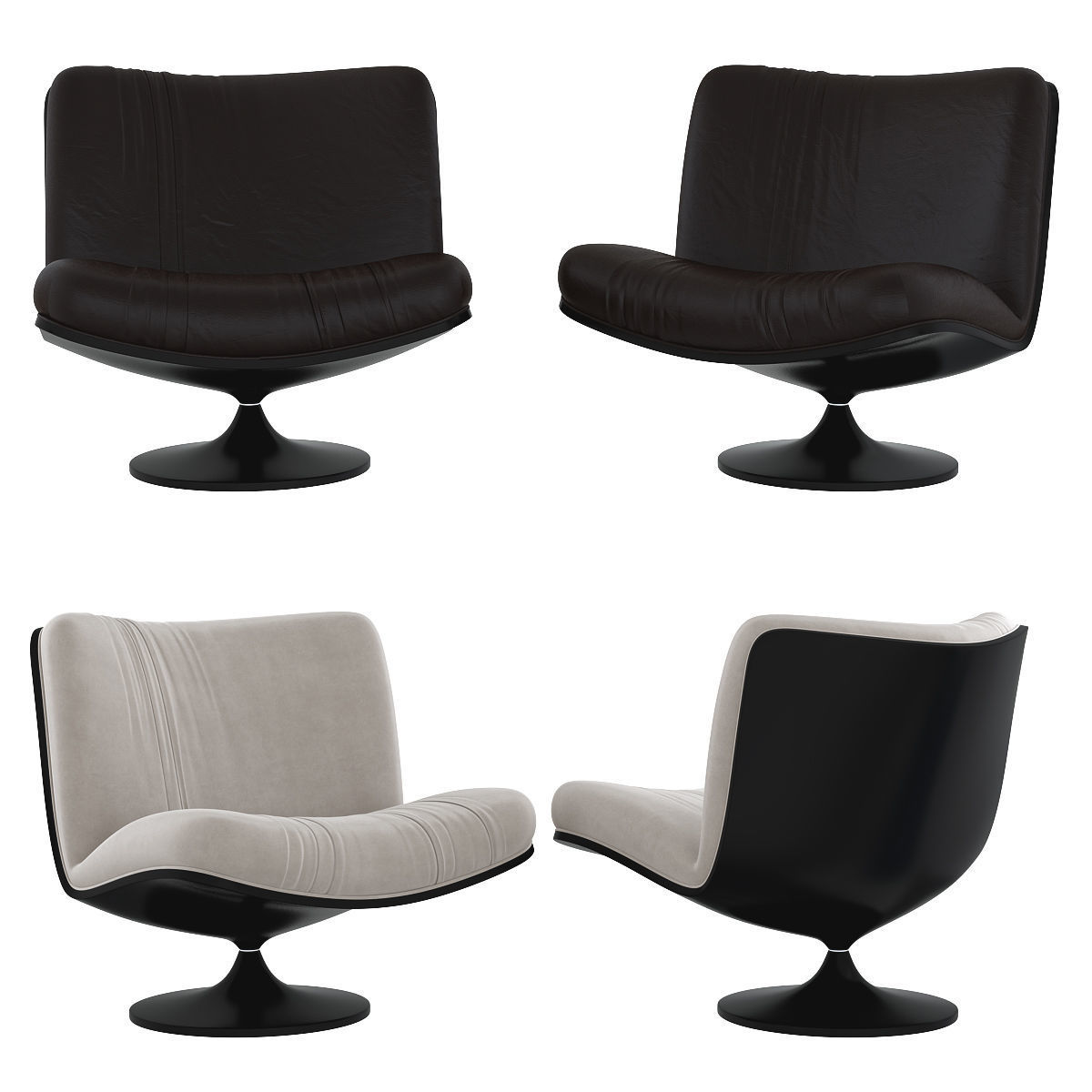 Baxter Marilyn 3d model Low-poly 3D model_3