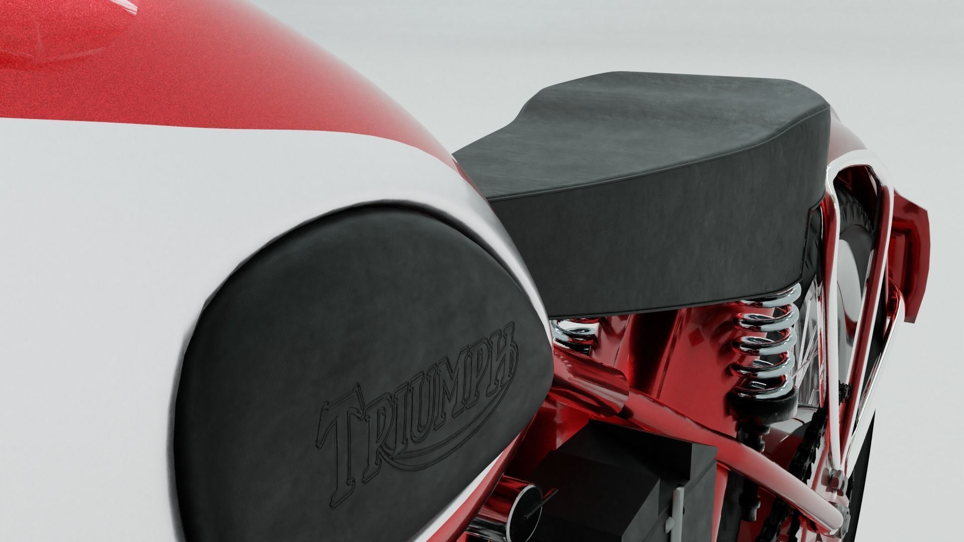 1948 Triumph Speed Twin 3D model_11