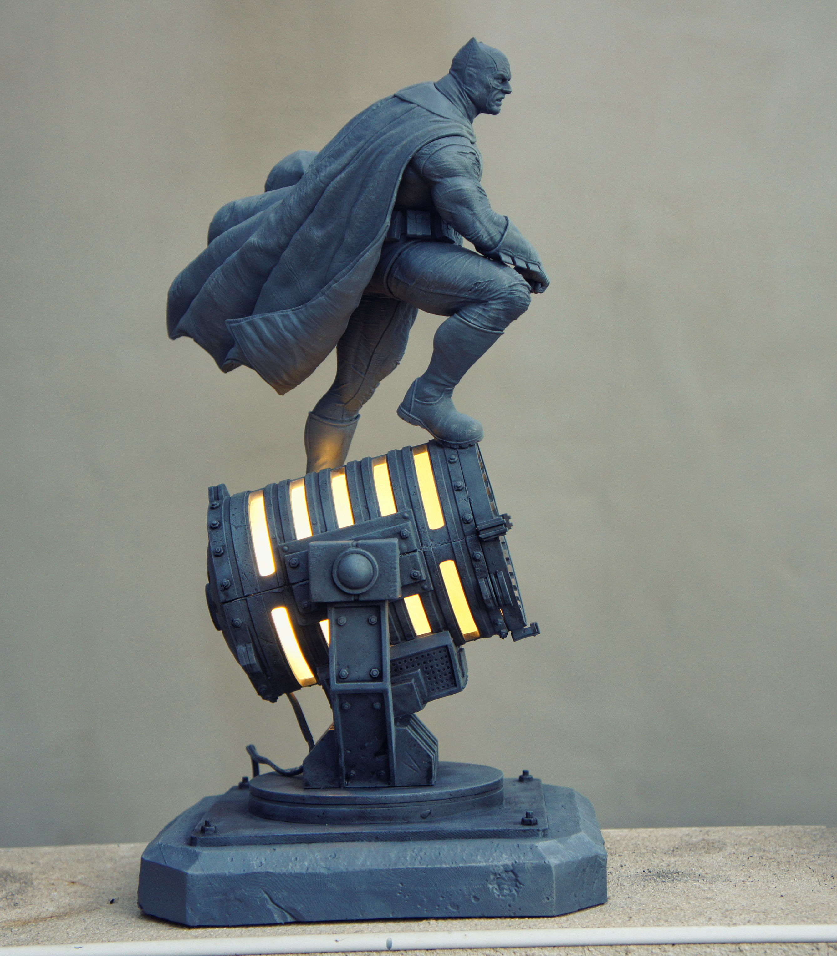 Batman on the Bat Signal Collectible  3D print model_7
