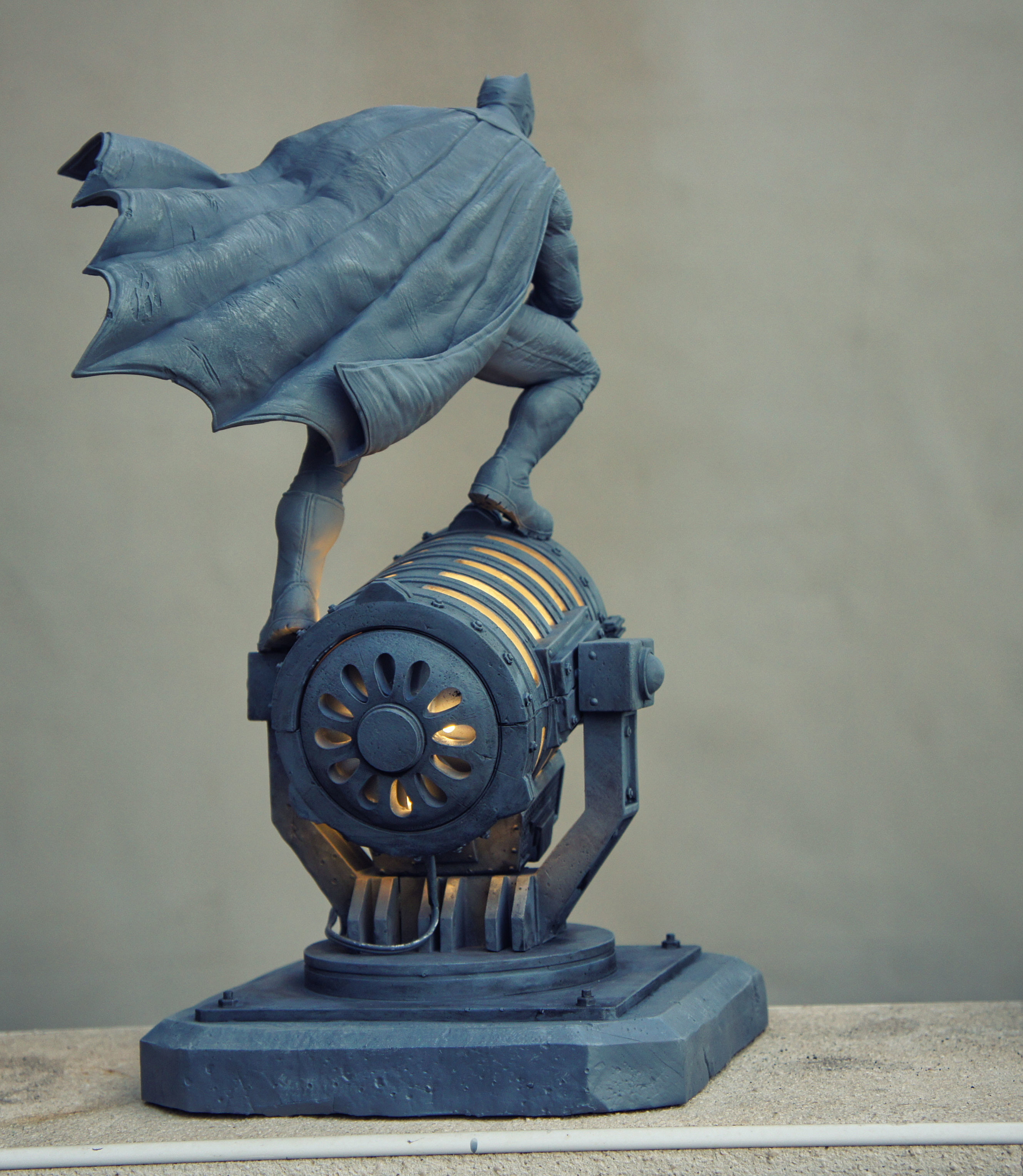 Batman on the Bat Signal Collectible  3D print model_8