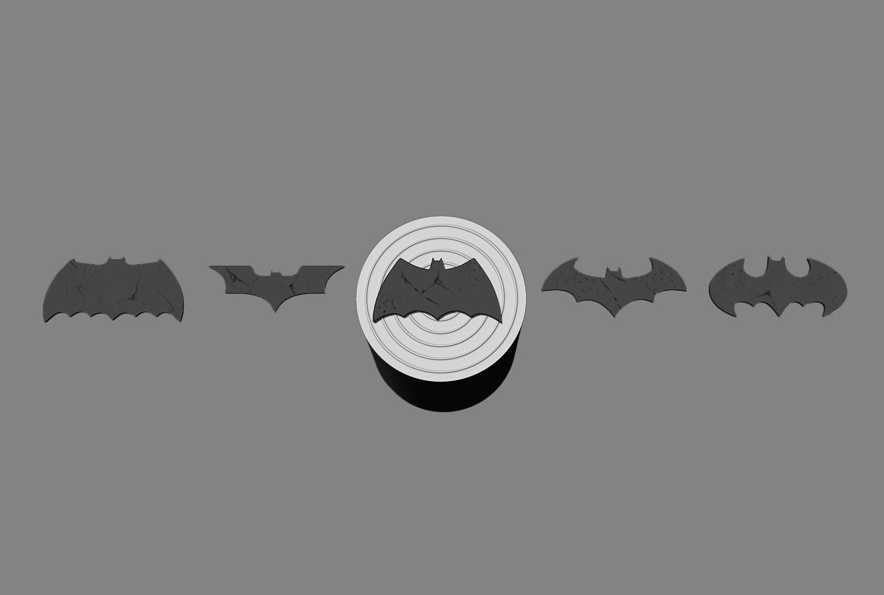 Batman on the Bat Signal Collectible  3D print model_10