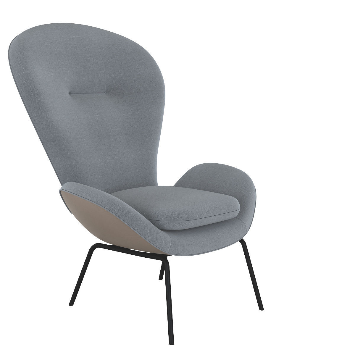 Rolf benz chairs 3d model Low-poly 3D model_2