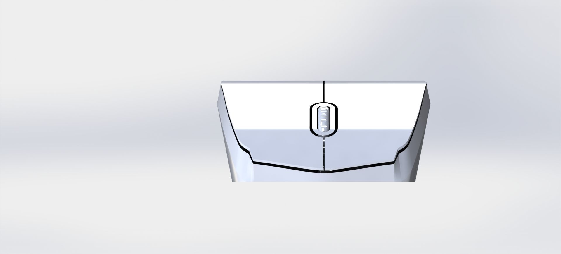 Minimalistic Wireless Mouse 3D model_4