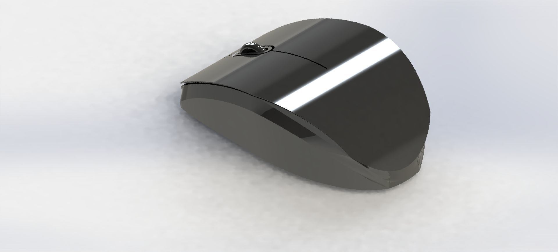 Minimalistic Wireless Mouse 3D model_1
