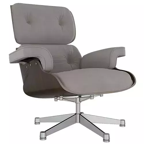 Vitra Lounge Chair 3d model Low-poly 3D model 3